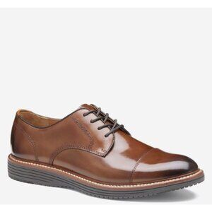 NIB Johnston&murphy Upton Dress Cap Toe - Color: Tan Full Grain
